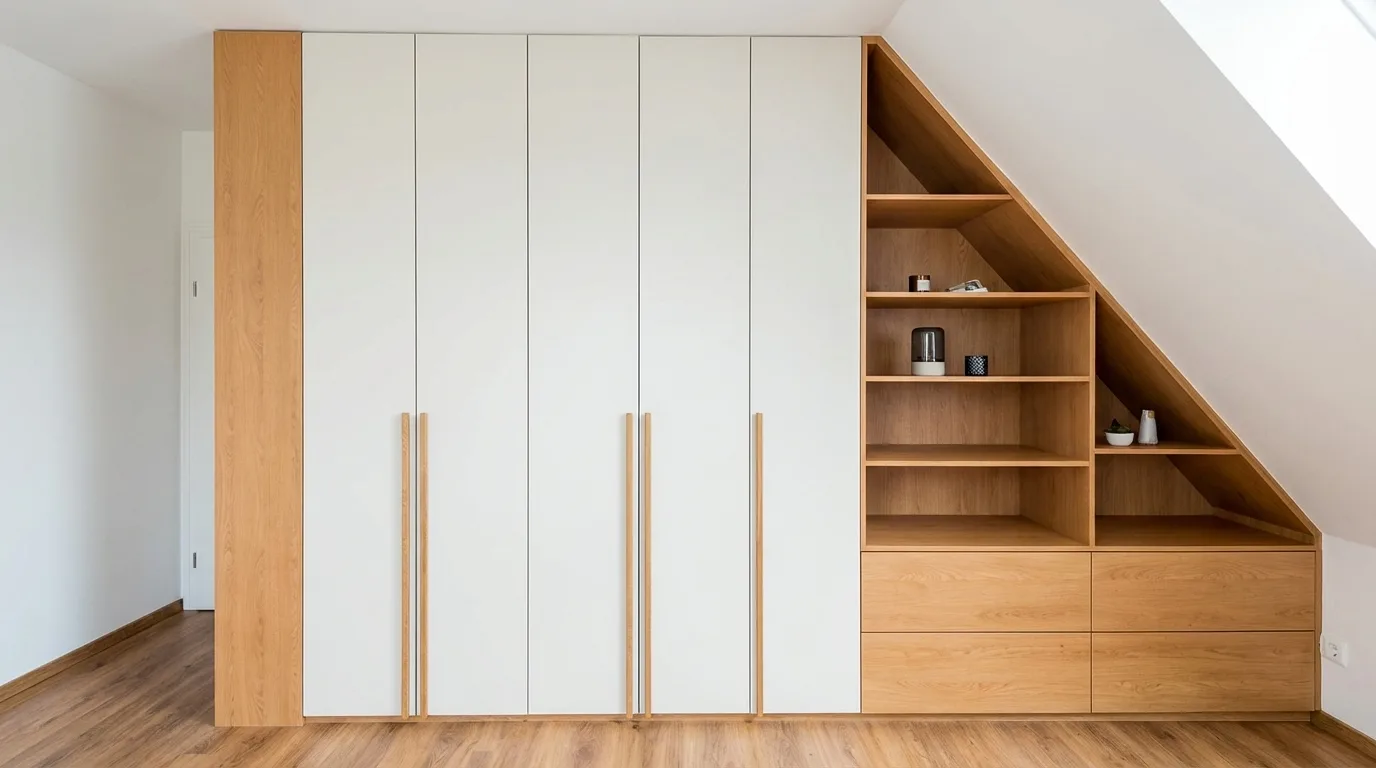 Vestavná skříň na míru – realizace 23 – Martin Kučera truhlář